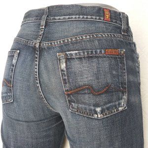 7FAM Size 10/30 "Relaxed" Bootcut Jeans